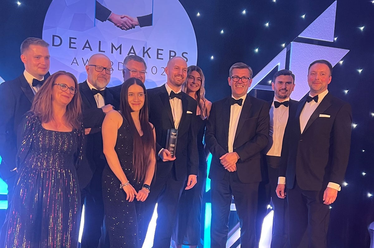 Thrings lawyers at dealmakers awards