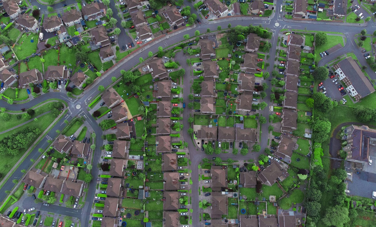 Planning view of streets