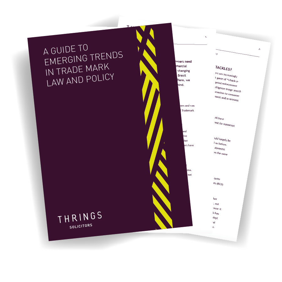 A guide to emerging trends in trade mark law and policy image